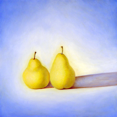 Pears in Light and Shadow II